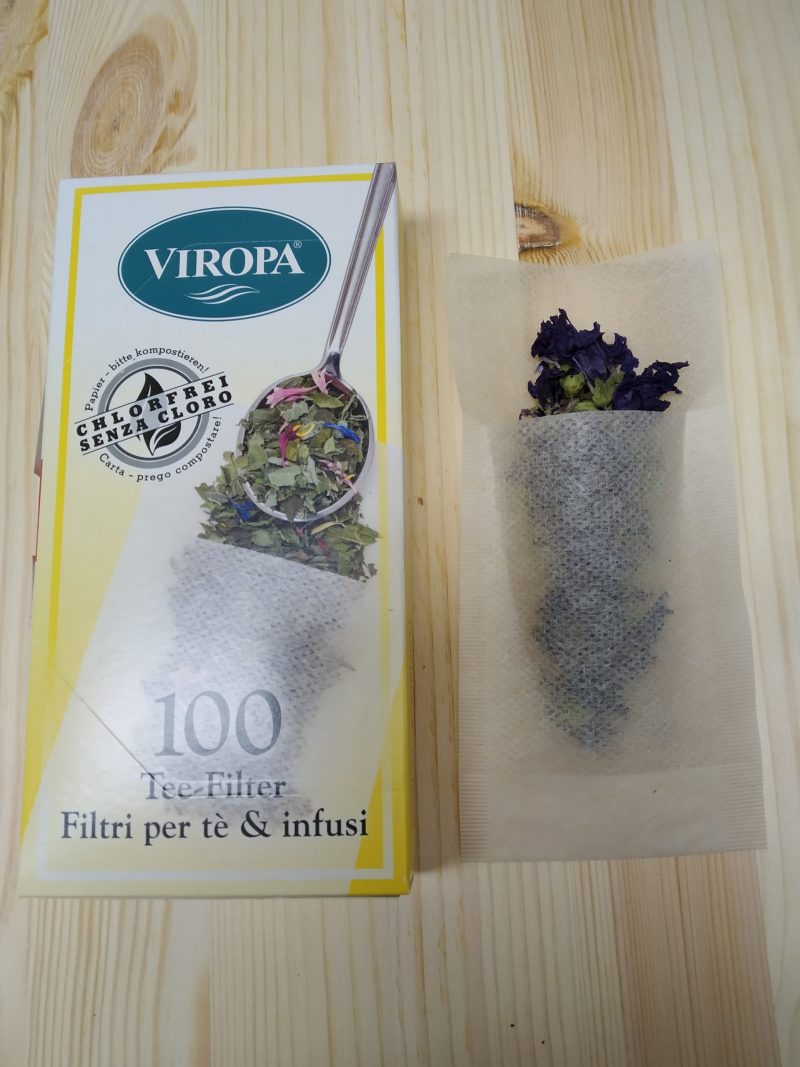 100 filtri da tè in carta Viropa taglia S